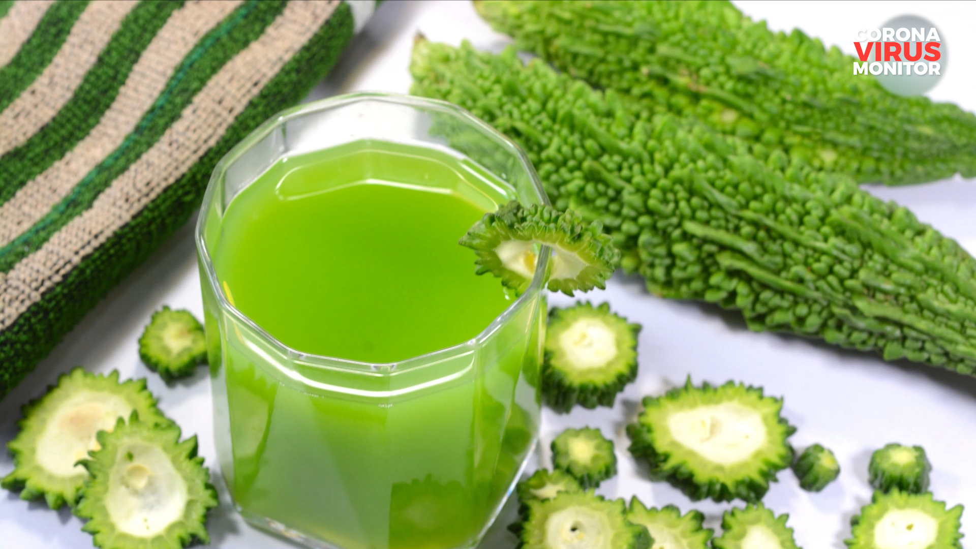 DIY Health Tonic Bitter Gourd Juice CORONAVIRUS MONITOR