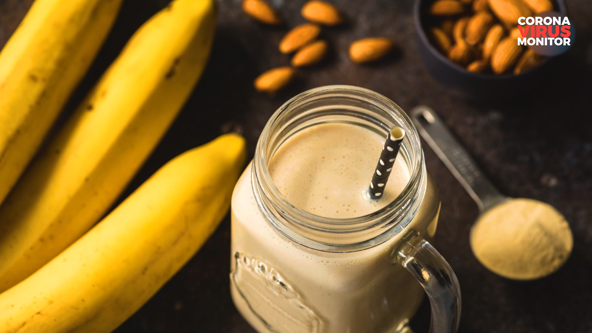 DIY Detox Tonics Banana and Nut Smoothie CORONAVIRUS MONITOR