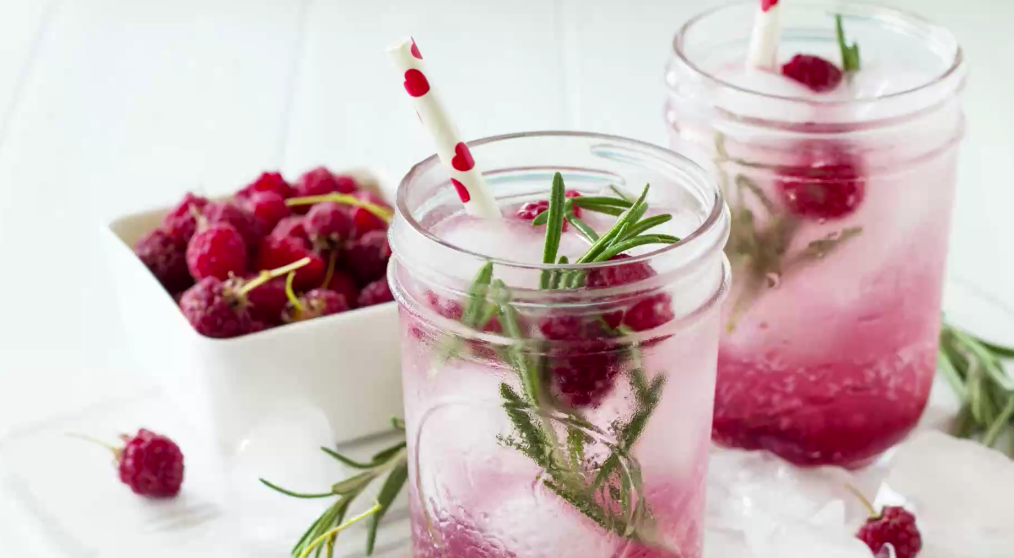 DIY Detox Tonics: Raspberry and Rosemary Water